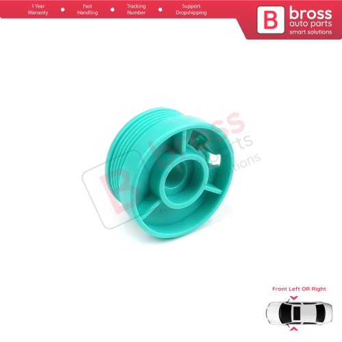 Window Regulator Repair Cable Roll Gear Reel Wheel Pulley Front Door for Fiat Ducato MK2 Peugeot Boxer Citroen Jumper Relay 230 244 1994-2006