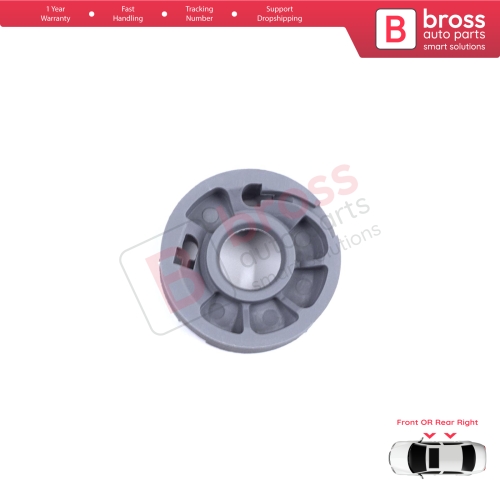 Window Regulator Repair Cable Roll Gear Reel Wheel Pulley Right for Range Rover L405 Sport L494 2013-2022 Land Rover Discovery L462