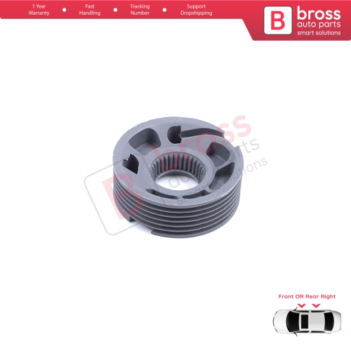 Window Regulator Repair Cable Roll Gear Reel Wheel Pulley Right for Range Rover L405 Sport L494 2013-2022 Land Rover Discovery L462