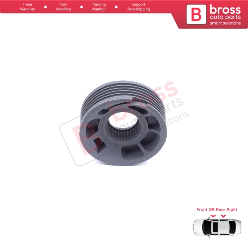 Window Regulator Repair Cable Roll Gear Reel Wheel Pulley Right for Range Rover L405 Sport L494 2013-2022 Land Rover Discovery L462