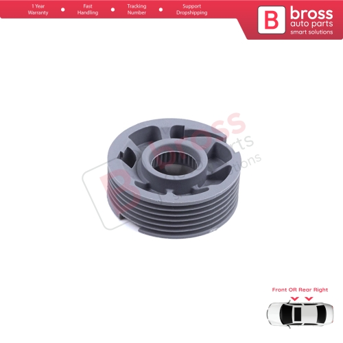 Window Regulator Repair Cable Roll Gear Reel Wheel Pulley Right for Range Rover L405 Sport L494 2013-2022 Land Rover Discovery L462