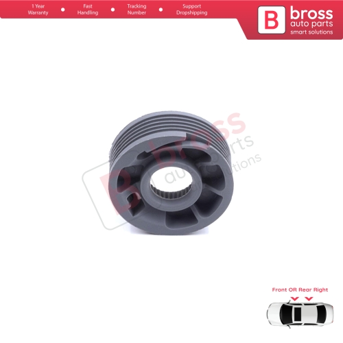 Window Regulator Repair Cable Roll Gear Reel Wheel Pulley Right for Range Rover L405 Sport L494 2013-2022 Land Rover Discovery L462