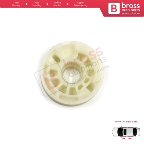 Window Regulator Repair Cable Roll Gear Reel Wheel Pulley Left for Hyundai Elantra MK5 MD UD MK6 AD ADA 2010-2022 4-Door