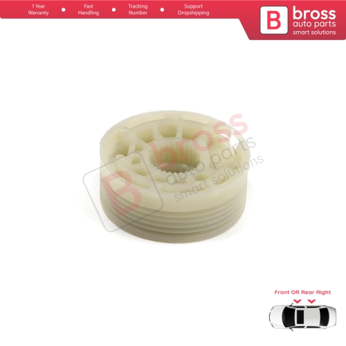 Window Regulator Repair Cable Roll Gear Reel Wheel Pulley Right for Hyundai Elantra MK5 MD UD MK6 AD ADA 2010-2022 4-Door