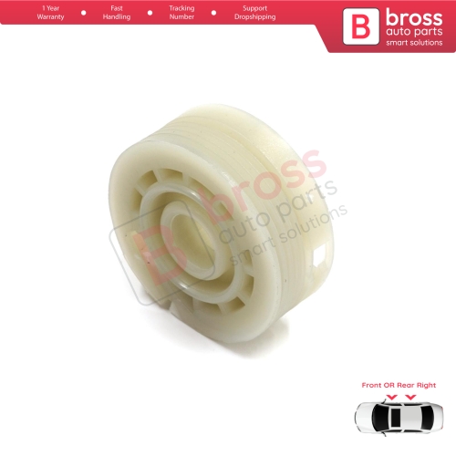 Window Regulator Repair Cable Roll Gear Reel Wheel Pulley Right for Hyundai Elantra MK5 MD UD MK6 AD ADA 2010-2022 4-Door