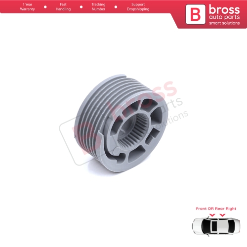Window Regulator Repair Cable Roll Gear Reel Wheel Pulley Right Door for Land Rover Discovery MK5 L462 2017-On