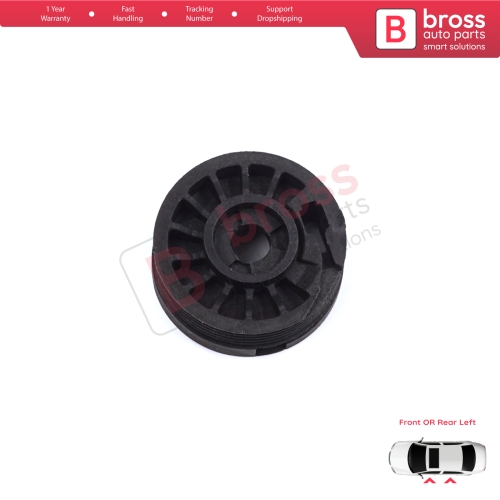 Window Regulator Repair Cable Roll Gear Reel Wheel Pulley Left Door for Citroen C-Elysee DD Peugeot 301 2012-On 9677416980