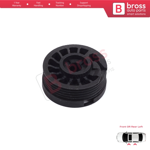Window Regulator Repair Cable Roll Gear Reel Wheel Pulley Left Door for Citroen C-Elysee DD Peugeot 301 2012-On 9677416980