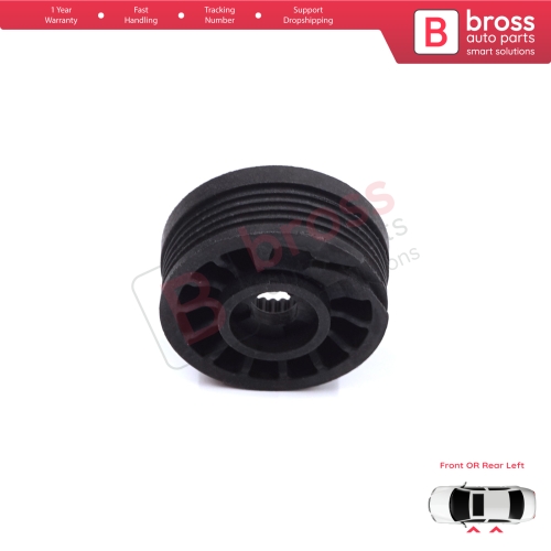 Window Regulator Repair Cable Roll Gear Reel Wheel Pulley Left Door for Citroen C-Elysee DD Peugeot 301 2012-On 9677416980
