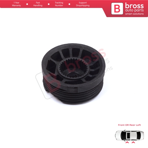Window Regulator Repair Cable Roll Gear Reel Wheel Pulley Left Door for Citroen C-Elysee DD Peugeot 301 2012-On 9677416980
