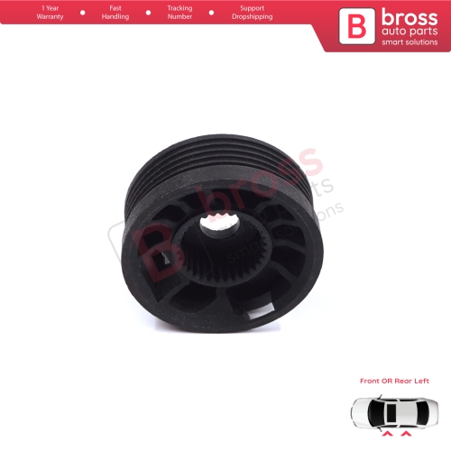Window Regulator Repair Cable Roll Gear Reel Wheel Pulley Left Door for Citroen C-Elysee DD Peugeot 301 2012-On 9677416980