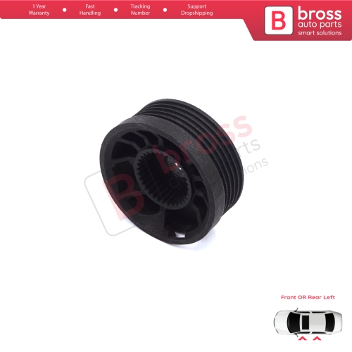 Window Regulator Repair Cable Roll Gear Reel Wheel Pulley Left Door for Citroen C-Elysee DD Peugeot 301 2012-On 9677416980