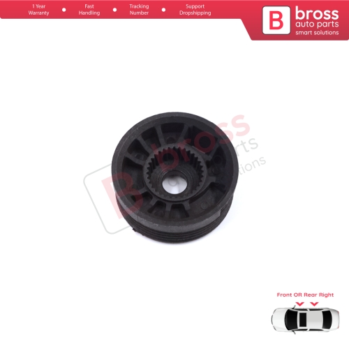 Window Regulator Repair Cable Roll Gear Reel Wheel Pulley Right Door for Citroen C-Elysee DD Peugeot 301 2012-On 9677416880