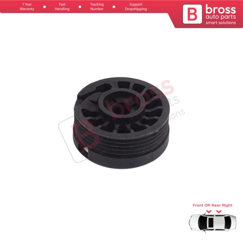 Window Regulator Repair Cable Roll Gear Reel Wheel Pulley Right Door for Citroen C-Elysee DD Peugeot 301 2012-On 9677416880