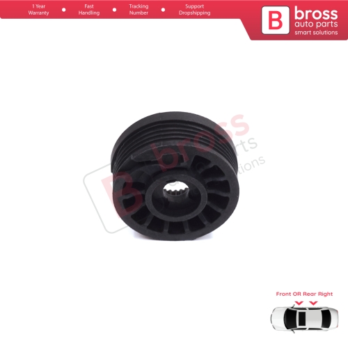Window Regulator Repair Cable Roll Gear Reel Wheel Pulley Right Door for Citroen C-Elysee DD Peugeot 301 2012-On 9677416880