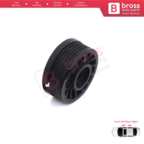 Window Regulator Repair Cable Roll Gear Reel Wheel Pulley Right Door for Citroen C-Elysee DD Peugeot 301 2012-On 9677416880