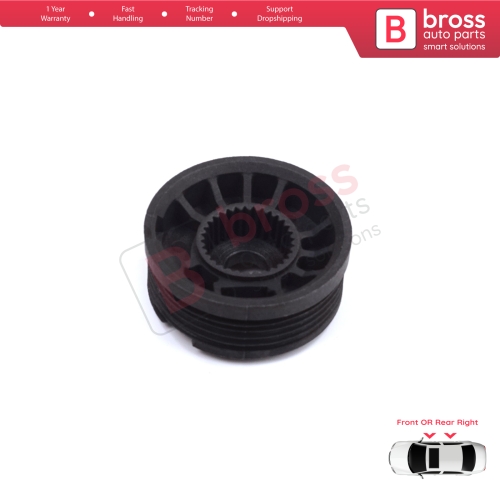 Window Regulator Repair Cable Roll Gear Reel Wheel Pulley Right Door for Citroen C-Elysee DD Peugeot 301 2012-On 9677416880