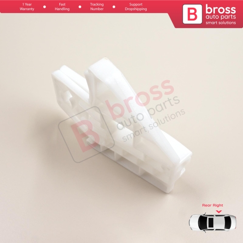 Power Window Regulator Repair Clips Rear Right for Skoda Octavia MK2 A5 1Z3 1Z5 2004-2013 4/5-Door 1Z0839656