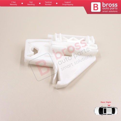 Power Window Regulator Repair Clips Rear Right for Skoda Octavia MK2 A5 1Z3 1Z5 2004-2013 4/5-Door 1Z0839656