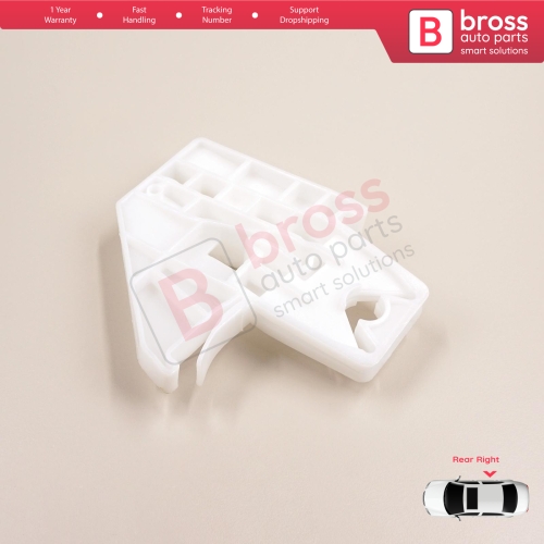 Power Window Regulator Repair Clips Rear Right for Skoda Octavia MK2 A5 1Z3 1Z5 2004-2013 4/5-Door 1Z0839656