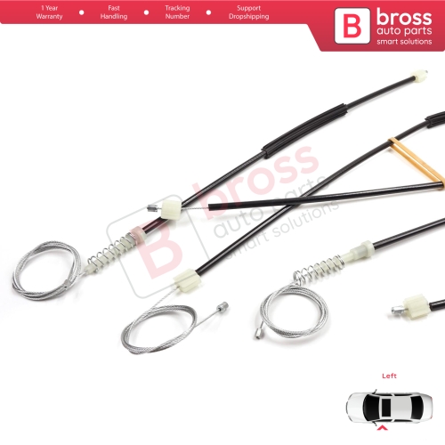 Window Regulator Repair Set Left Door for Ford F-Max Truck H625 2018-On 910649101