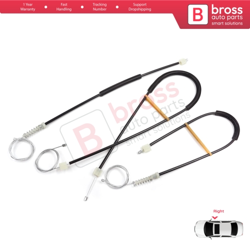 Window Regulator Repair Set Right Door for Ford F-Max Truck H625 2018-On 910650101