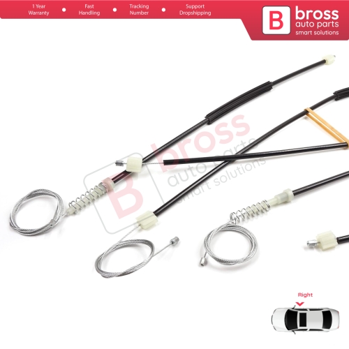 Window Regulator Repair Set Right Door for Ford F-Max Truck H625 2018-On 910650101