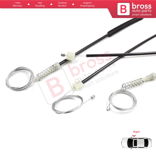 Window Regulator Repair Set Right Door for Ford F-Max Truck H625 2018-On 910650101