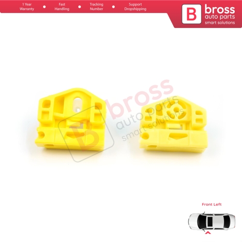 Window Regulator Repair Clips A+B Front Left for Renault Kangoo MK2 FW KW 2007-2021 Citan W415 807212230R