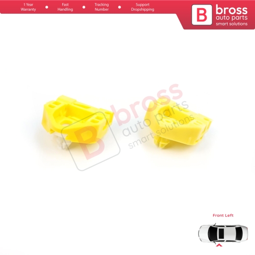 Window Regulator Repair Clips A+B Front Left for Renault Kangoo MK2 FW KW 2007-2021 Citan W415 807212230R