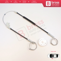 Window Regulator Repair Set Front Left for Mitsubishi Carisma DA 1995-2006 4/5 Door MR912459