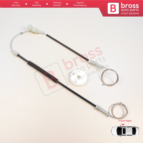 Window Regulator Repair Set Front Right for Mitsubishi Carisma DA 1995-2006 4/5 Door MR912460