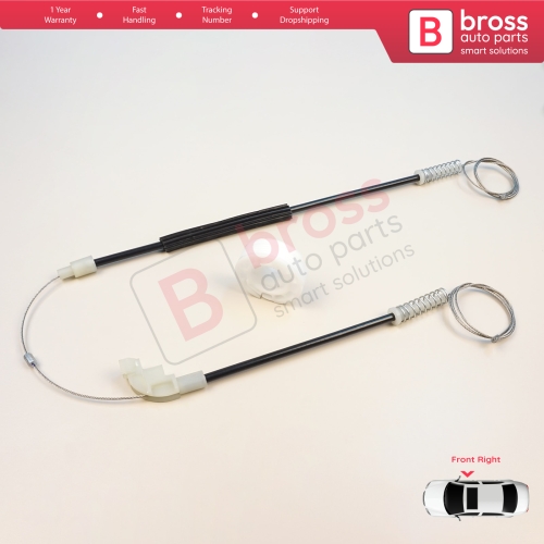 Window Regulator Repair Set Front Right for Mitsubishi Carisma DA 1995-2006 4/5 Door MR912460