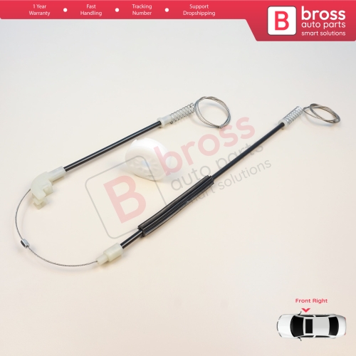 Window Regulator Repair Set Front Right for Mitsubishi Carisma DA 1995-2006 4/5 Door MR912460