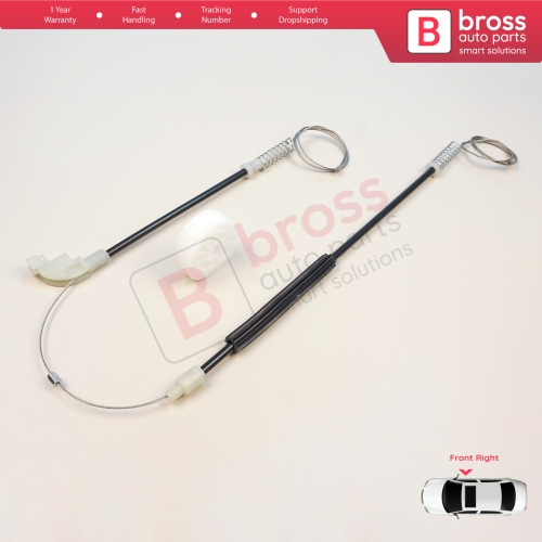 Window Regulator Repair Set Front Right for Mitsubishi Carisma DA 1995-2006 4/5 Door MR912460