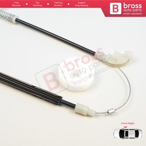 Window Regulator Repair Set Front Right for Mitsubishi Carisma DA 1995-2006 4/5 Door MR912460