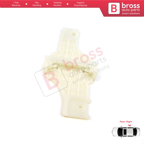 Window Regulator Repair Clips Rear Right Door for Peugeot 208 MK1 A9 CA CC CR 2012-2020 5-Door HB Van 2008 MK1 A94 CU 2013-2019 Estate Van