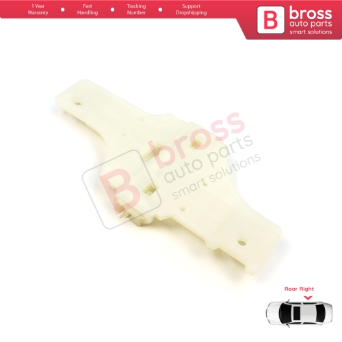 Window Regulator Repair Clips Rear Right Door for Peugeot 208 MK1 A9 CA CC CR 2012-2020 5-Door HB Van 2008 MK1 A94 CU 2013-2019 Estate Van