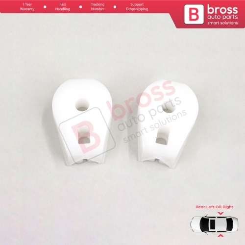 2 Pieces Window Regulator Clips Rear Left OR Right for Renault Megane MK2 EM0/1 2002-2009 CC Cabriolet Convertible