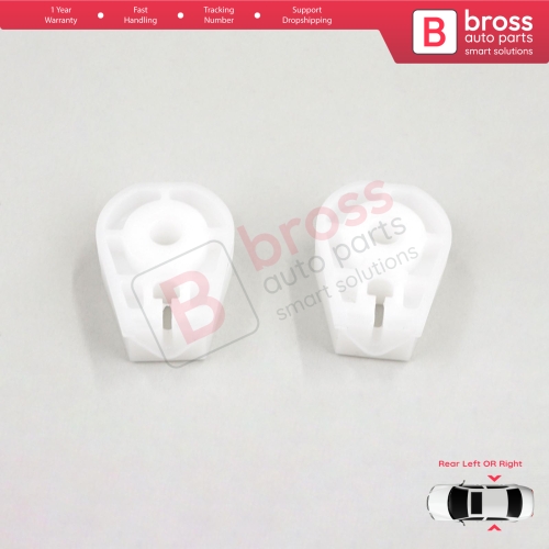 2 Pieces Window Regulator Clips Rear Left OR Right for Renault Megane MK2 EM0/1 2002-2009 CC Cabriolet Convertible