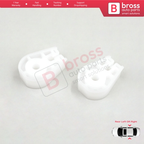 2 Pieces Window Regulator Clips Rear Left OR Right for Renault Megane MK2 EM0/1 2002-2009 CC Cabriolet Convertible