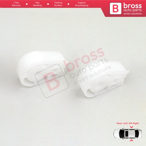 2 Pieces Window Regulator Clips Rear Left OR Right for Renault Megane MK2 EM0/1 2002-2009 CC Cabriolet Convertible