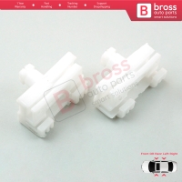 Window Regulator Repair Clips Left Right for Citroen Saxo S0 S1 Peugeot 106 MK1 MK2 1A 1C 1S 3/5-Door 9222G9 9221H1