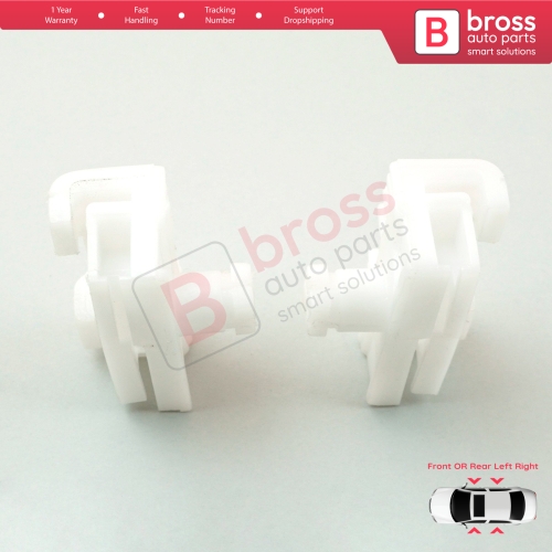 Window Regulator Repair Clips Left Right for Citroen Saxo S0 S1 Peugeot 106 MK1 MK2 1A 1C 1S 3/5-Door 9222G9 9221H1