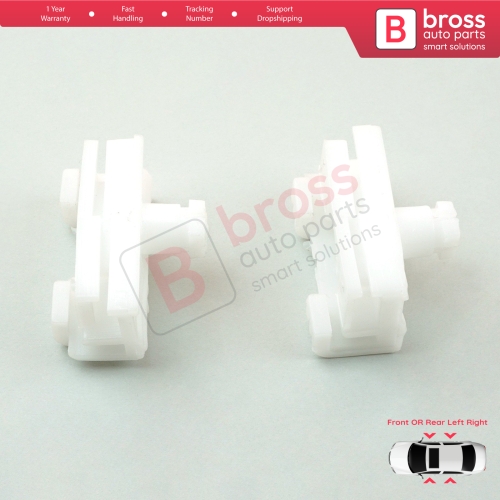 Window Regulator Repair Clips Left Right for Citroen Saxo S0 S1 Peugeot 106 MK1 MK2 1A 1C 1S 3/5-Door 9222G9 9221H1