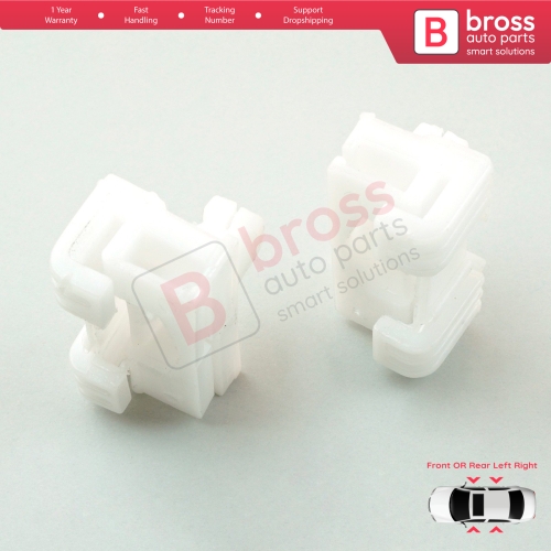 Window Regulator Repair Clips Left Right for Citroen Saxo S0 S1 Peugeot 106 MK1 MK2 1A 1C 1S 3/5-Door 9222G9 9221H1