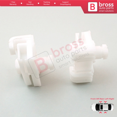 Window Regulator Repair Clips Left Right for Citroen Saxo S0 S1 Peugeot 106 MK1 MK2 1A 1C 1S 3/5-Door 9222G9 9221H1