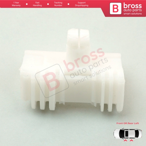 Window Regulator Repair Clips Left for Citroen Saxo S0 S1 Peugeot 106 MK1 MK2 1A 1C 1S 3/5-Door 9221H1 922360