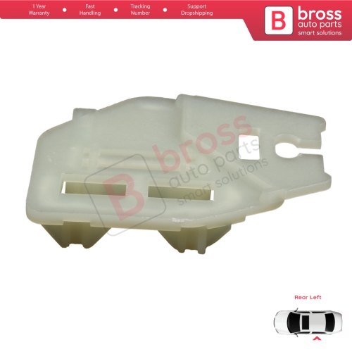 Window Regulator Repair Clips Rear Left Door for BMW 3 E46 1998-2005 X5 E53 2000-2006 51358212099 51357125059