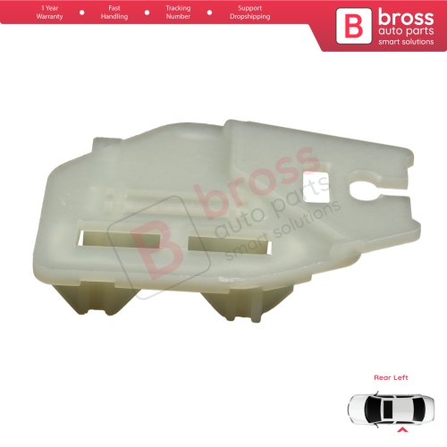 Window Regulator Clip Rear Left Door (B1) for BMW E46 BMW X5 E53 